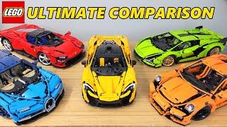 Ranking 1:8 LEGO Technic Cars  | The Ultimate Comparison!