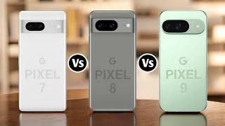 Google Pixel 7 Vs Google Pixel 8 Vs Google Pixel 9