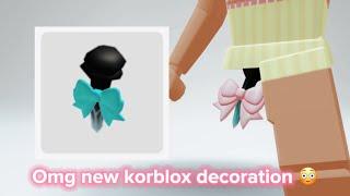 NEW KORBLOX ACCESSORIES 