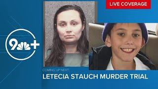 Letecia Stauch trial live stream: Phone calls between Letecia and Gannon’s dad played for jury