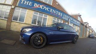 Brand Mercedes- Benz C63 AMG Brake Caliper Colour Change Modification The Bodycentre Ltd