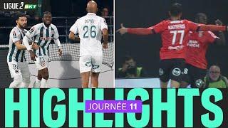 Résumé 11ème journée - Ligue 2 BKT 24/25