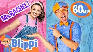 Ms.Rachel and Blippi Learning Adventure! | Indoor Play with Friends | Educational Videos for kids