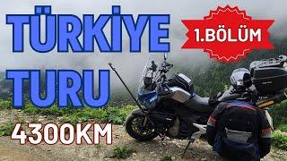 Motosiklet ile Türkiye Turu 1.Bölüm CFMoto 650mt #motovlog #motorcycle