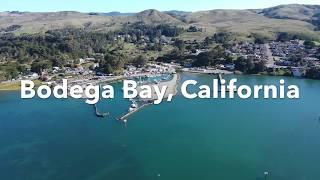 Tour of Bodega Bay California from the sky