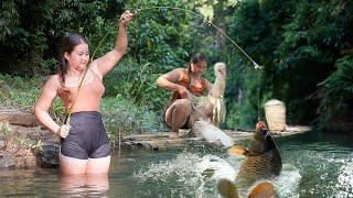 Full Video: Amazing Fishing Skills in 50 Days of a Country Girl Who Makes a Living by Fishing