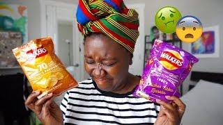 I Tried Walkers (Lay's) Crisps From The UK | #SMACKYOLIP