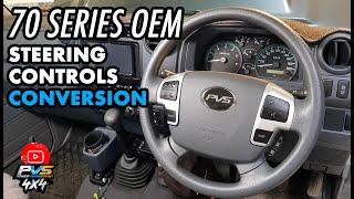PVS Steering Wheel Controls Installation Video to Suit Toyota LandCruiser 70 Series 76 78 79 LC70