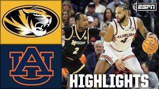 Missouri Tigers vs. Auburn Tigers | Full Game Highlights | ESPN College Basketball