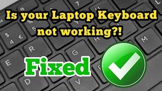 Laptop Keyboard issue not Working / typing - Fix Keys of laptop Keyboard without Replacement