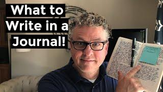 WHAT TO WRITE IN A JOURNAL