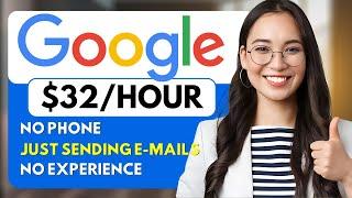 Google is Hiring Remote! No Experience No Phone Remote Work From Home Jobs 2025