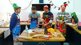 4 Men Get Drunk & Bake a Chocolate Yule Log