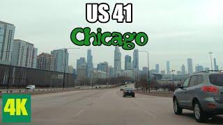 US 41: South Shore, South Lake Shore and North Lake Shore Dr. 4K Driving in Chicago