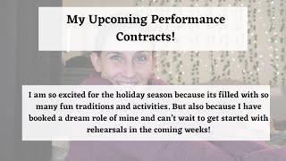 My Upcoming Performance Contracts!