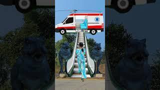 My Ambulance Helicopter is flying with me in the sky - funny VFX magic #funny#vfx #shorts