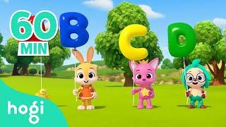 Let's Pop The Alphabet Balloon + ABC Song + More Nursery Rhymes & Kids Songs - Hogi Pinkfong