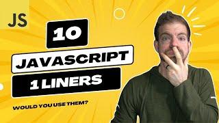 10 Amazing JavaScript One Liners - SHOULD YOU Use Them?