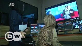 Afghanistan launches first all-women TV channel | DW English