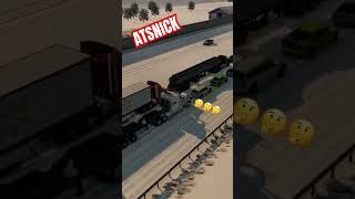 Well…..um #americantrucksimulator #trucksimulator #trucksimulator #viral #ats #funny #trucklife #cat