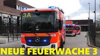 [NEUE FEUERWACHE 3]  ALARM 3. ZUG + NEUER RTW BF HANNOVER   #MontisEinsatzfahrten