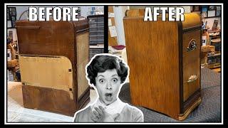 How to Repair Wood Damage | Antique Furniture Restoration DIY