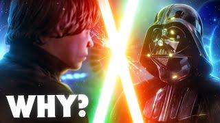 Why Did Darth Vader LOSE to Luke Skywalker?