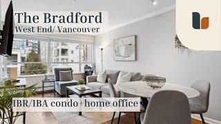 Furnished apartment rental downtown Vancouver West End The Bradford 777 Bidwell Street