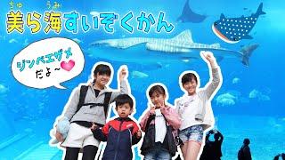 美ら海水族館であそんだよ！かんあきファミリーおきなわ旅行②