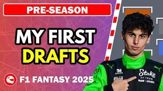 NO VERSTAPPEN OR NORRIS?!  | MY FIRST DRAFTS AND VIEWER Q&A | F1 Fantasy 2025 Tips and Advice