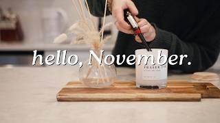 november days ️ seasonal living, slow mornings, decorating for christmas, new recipes, & cozy days