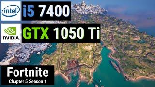 Core i5 7400 + GTX 1050 Ti vs FORTNITE