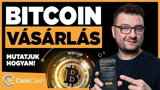 Így vegyél Bitcoint a CoinCash felületén