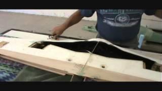 building a byron p 51 glassing the wing part 1   measuring