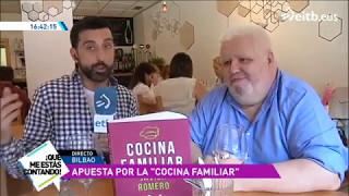 'Cocina Familiar', el libro del cocinero Javier Romero