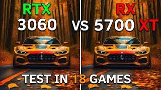 RX 5700 XT vs RTX 3060 | Test In 18 Games at 1080p | 2023