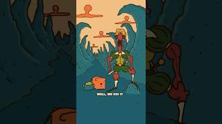Nigel and Marmalade are on an adventure with a legendary hero #animation