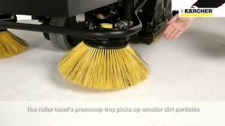 Karcher B 250 R ride-on scrubber drier at HuntOffice.ie