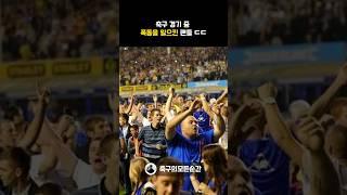 축구 경기 중 폭동을 일으킨 팬들ㄷㄷ #shorts