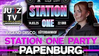 JUZ TV NEWS - STATION ONE PARTY FÜR JUGENDLICHE  IM GÜTERBAHNHOF