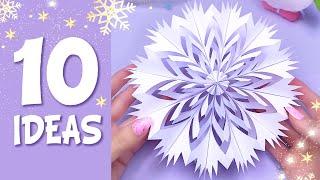 10 DIY Paper Christmas decoration ideas 2024 / Christmas decor / Paper Christmas crafts / Ornaments