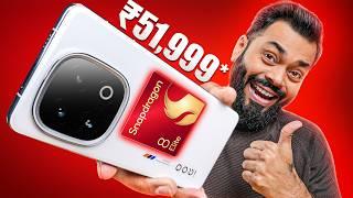 iQOO 13 Indian Retail Unit Unboxing & First Look  Snapdragon 8 Elite, IP69 @ ₹51,999*!?