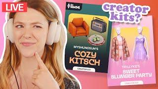 modders made 2 official sims kits? | cozy kitsch kit and sweet slumber party kit