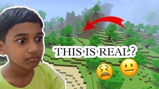 Finally I joined in herobrine's seed|What happened???|Minecraft malayalam|CRAZY gamer #herobrine