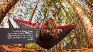 Two Person Hammock, Camping Hammock, Double Hammock, parachute hammock