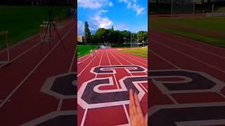 100 Meter Dash Sprint To End Workout #track #100mdash #track and field