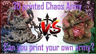 3D Printed Chaos Army - can you print your own