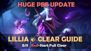 Huge Patch 11.14 Lillia Changes!  Lillia Jungle Clear Guide | 3:11 Red-Start Full Clear