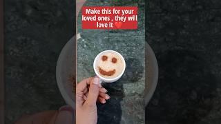 Smiley Coffee #shorts #shortsviral #foodie