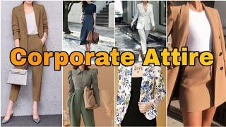 Classy and Elegant Corporate Attire @outfitideasmommyAzil